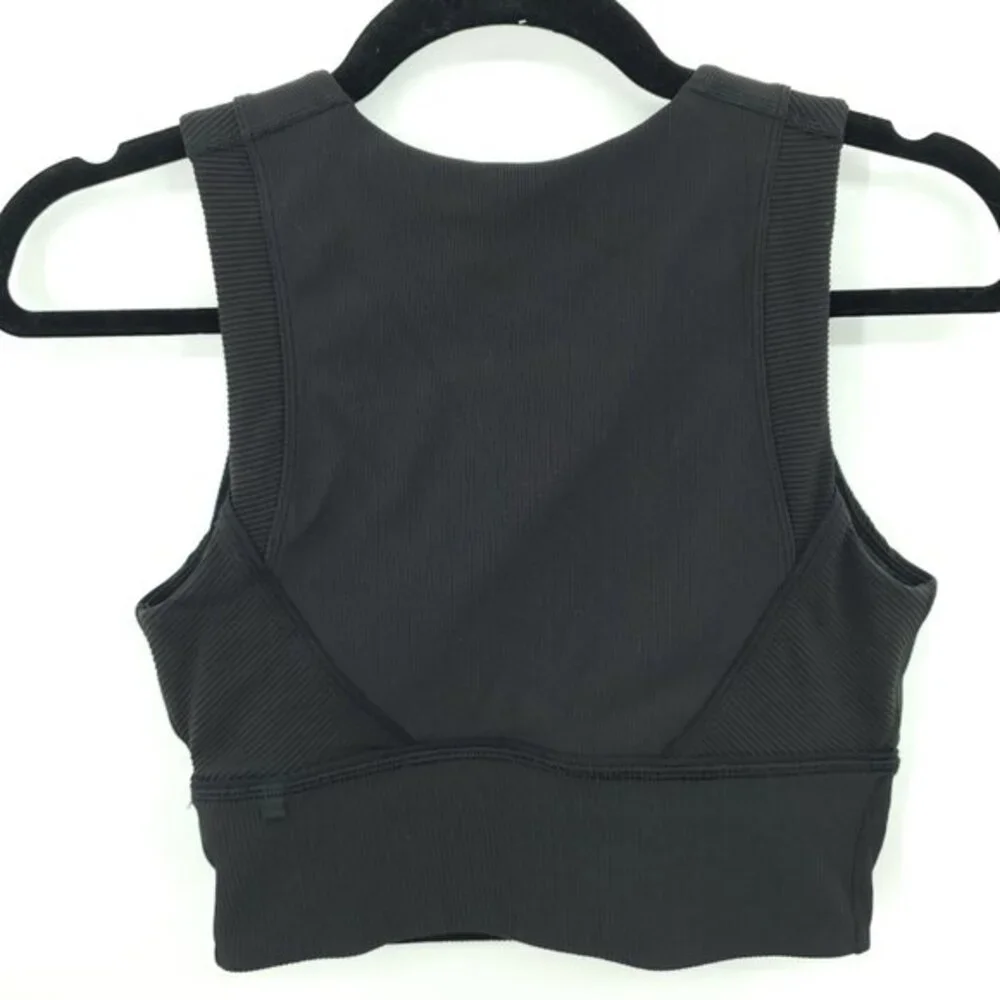 Lululemon Kick Serve Bra Texture 8 Black